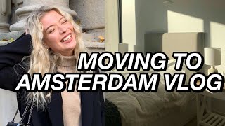 VLOG | moving to amsterdam! new apartment!