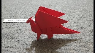 ORIGAMI - Hướng dẫn cách gấp con rồng đơn giản #2 - Origami Dragon