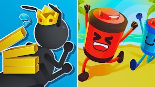 Tiny Run 3D🏵️VS🏵️Battery Run - Epic Gamer’s Odyssey | Max Gameplay Walkthrough #0018