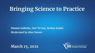 Bringing Science to Practice