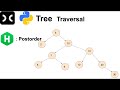 Postorder Traversal | HackerRank | Tree | Recursion | Python