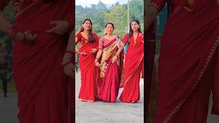 Choli puranai sari puranai,nepali teej song,viral song, ft alisha shrestha,#shortsfeed #shortvideo