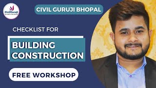 Checklist For Building Construction process || Free Workshop