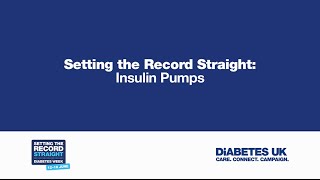 Insulin pumps - setting the record straight | Diabetes UK