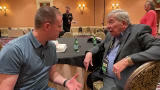 Legendary homicide hunter Joe Kenda speaks with Nate Eaton at CrimeCon 2026