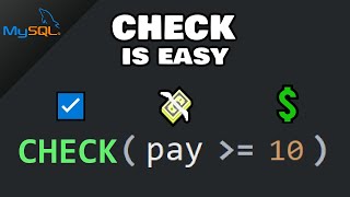 MySQL: CHECK constraint is easy