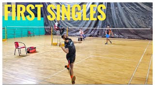 SHIVASHANKAR VS ARAVIND: KERALA STATE COLLEGE GAMES 2022 BADMINTON LOSERS FINAL FIRST SINGLES