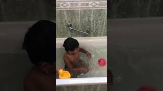 Shanvi enjoy the 🛀 bath.