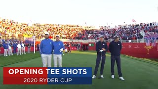 Opening Tee Shots | 2020 Ryder Cup