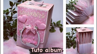 TUTO SCRAPBOOKING album facile façon pochettes 🌸