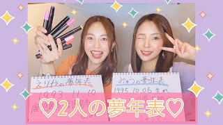 #2 みゅうとえりかの夢年表