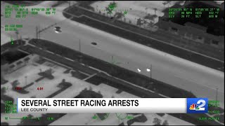 Lee County deputies arrest four people for weekend street racing