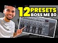 12 PRESETS PARA BOSS ME 80 - PRESETS FOR BOSS ME 80