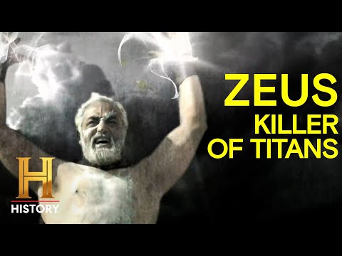 Who was the king of the Greek gods?