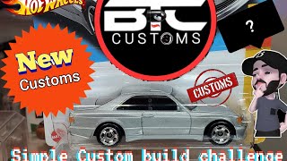 New Customs and my simple Custom build challenge. #hotwheels