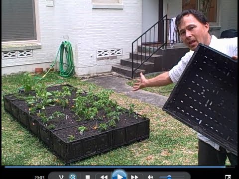 How to Build a FREE Plastic Crate Raised Bed Garden How to Build a FREE Plastic Crate Raised Bed Garden