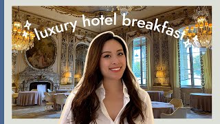 VLOG Paris Life ❤️ Luxury Breakfast at Hotel Meurice 🇫🇷✨[ ENG SUB ]