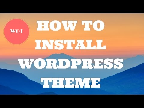 How to install WordPress theme through admin page How to install WordPress theme through admin page
