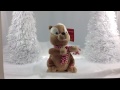 battery operated rapping christmas chipmunk