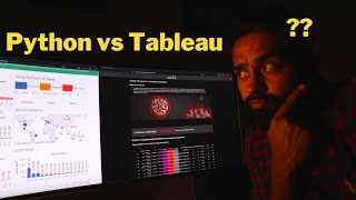 Tableau vs Python - Building a COVID tracker dashboard