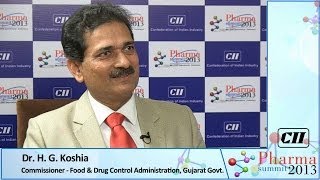 Dr. H. G. Koshia, Commissioner- Food and Drug Control Administration, Government Of Gujarat