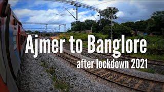 Ajmer to Bangalore Via train | Gopro HERO 9  | travel Experience 2021 | No Water No Food  Must watch