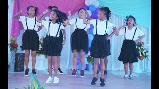 Deep cries out (Hlimhlimi tuinung lui) - Mizo worship dance by Mizo schoolgirls @ NEMS Hnahthial