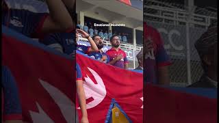 Fans are emotional in Nepal vs India match #asiacup #cricket  #nepal