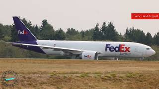 FedEx 777F (50th 777 Special Livery) Test Flight Takeoff From PAE