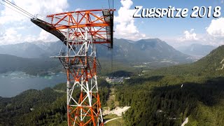 Zugspitze 2018 (mit Zahnradbahn, Gletscherbahn und die Seilbahn Zugspitze)