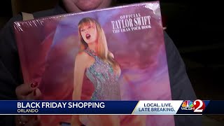 Central Florida Swifties lining up early for Target-exclusive book feel Black Friday nostalgia