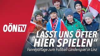 Fußball-Länderspiel in Linz: „Lasst uns öfter hier spielen“ [Österreich - Aserbaidschan 4:1]