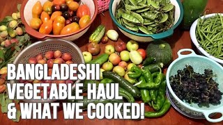 BANGLADESHI VEGETABLES HARVEST \u0026 THE CURRIES WE COOKED! #Bangladeshi