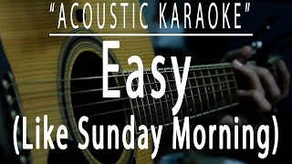 Easy - Commodores (Acoustic karaoke)