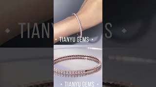 Tennis Bracelet | Moissanite Diamonds Bracelets | Rose Gold Bracelets | Women Jewelry | Tianyu Gems