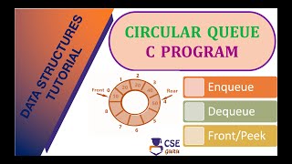 C Program to Implement Circular Queue | Queue Data Structure | L 57 | Data Structures & Application