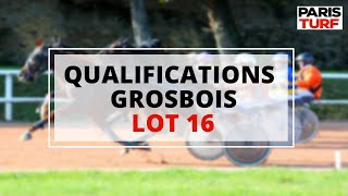 Qualifications Grosbois – Trot monté – Lot 16 du 24/06/2022