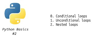 Basic Python For Beginners - Conditional & Unconditional Loops
