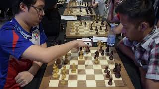 Four Knights system IM Emmanuel Garcia--Sherwin Tiu 3rd Chooks-to-go Nat'l Rapid chess