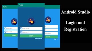 How To Design Login And Registration Form In Android Studio Using SQLite | Tutorial- Part 2/2