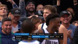 Luka Dončić 11 Straight Clutch Points to Steal a Win Over Rockets! WOW!