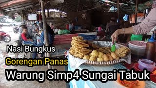 Mawarung di kedai kopi simpang empat Sungai Tabuk - Gubernur Syarkawi @tapakmeratus