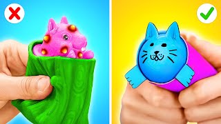 RICH VS BROKE FIDGET TOYS || VIRAL Gadgets & DIY Toys! How to Make Cheap Toys | Crafts by 123 GO!