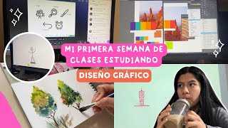 Mi primera semana de clases como estudiante de ✨diseño gráfico✨ (4to ciclo)