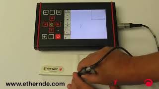 WeldCheck Eddy Current Flaw Detector Actual Test