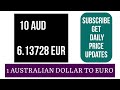 Best Exchange Rate Euro to Australian Dollar 30 August 2024