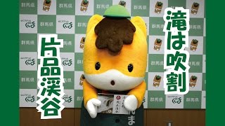 ぐんまちゃんが紹介する上毛かるた動画「【た】滝は吹割　片品渓谷」