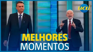 Debate da Globo: melhores momentos Lula e Bolsonaro