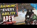 Ranking and Explaining Every Ability, Ultimate And Passive in Apex Legends!