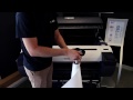 canon ipf765 how to load and unload the paper roll